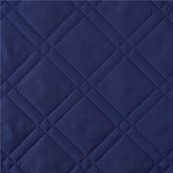 Standard Pillow Sham - Soft Microfiber Blue Plaid, Decorative Bed 1 Piece 20x26 - Picture 4 of 5